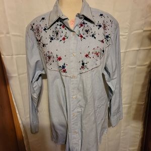 Garbo women's button down shirt